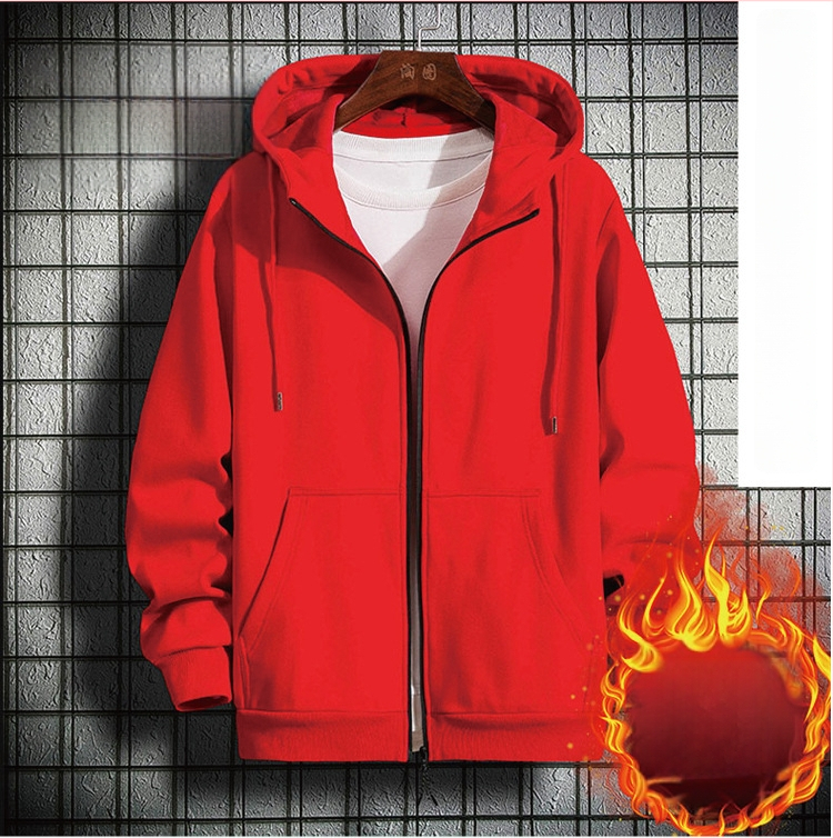 Vīriešu kapuces kardigans no kokvilnas 91–95%, iekšēja odere no nork velūra, rāvējslēdzējs, garas piedurknes, 3D kabatas