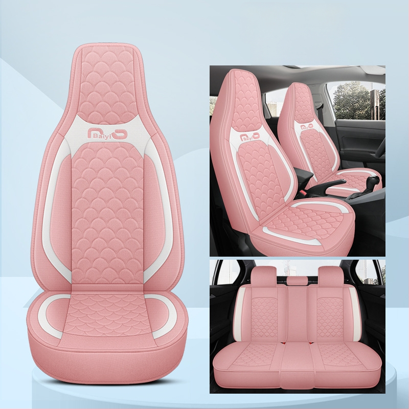 Automašīnas sēdekļu pārvalks, pilns pārklājums, viengabala dizains, četrsezonu stils; Materiāls: šķiedra; Pildījums: putas; Produkta kods BYQCYP-XWMLTT-SJ