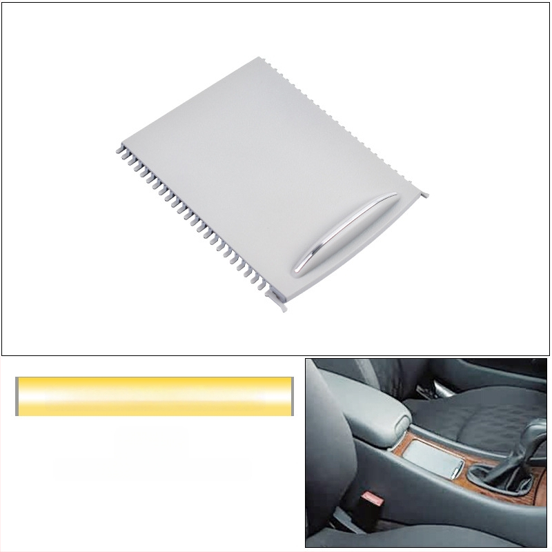 Autotooted – Tassitopsi hoidja kate kesk-konsoolile Mercedes-Benz C-klassi W203 (C260/C280); mudel W203, materjal PC+ABS+TPE, bränd SD