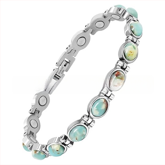 Magnetkäevõru naistele (Materjal: roostevabast terasest; Stiil: Vintage; Kujundus: Geomeetriline)