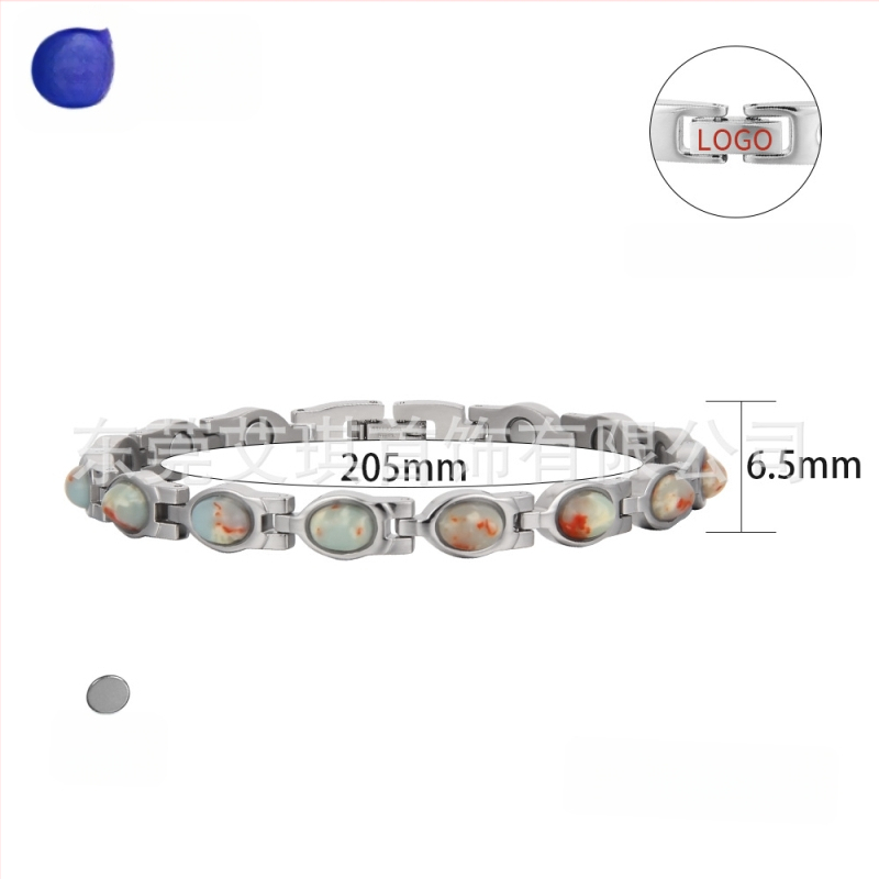 Magnetkäevõru naistele (Materjal: roostevabast terasest; Stiil: Vintage; Kujundus: Geomeetriline)