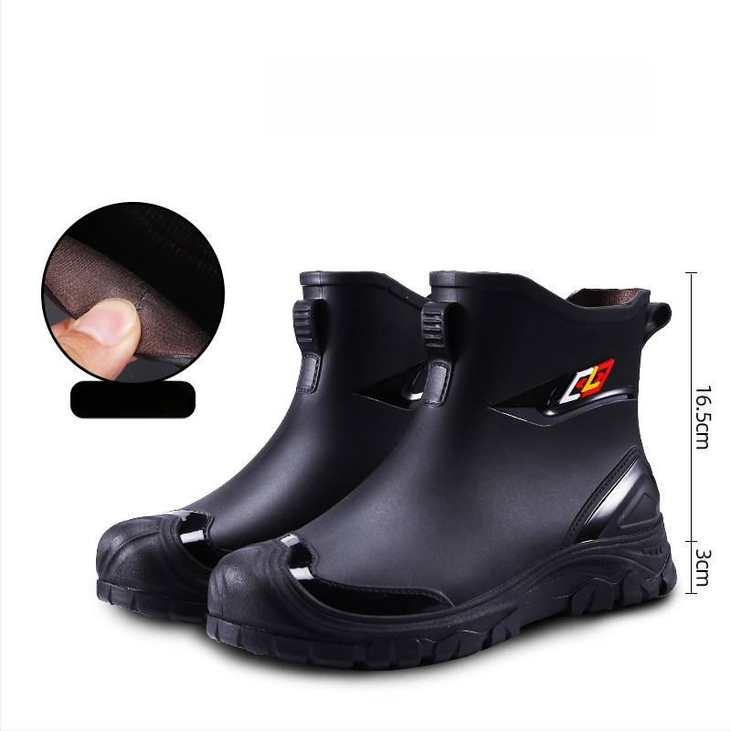 Meeste PVC vihmajalatsid voodriga kunstkarusnahaga, EVA sisetald, kummist talla, vastupidavad, soojad, nelja aastaajas
