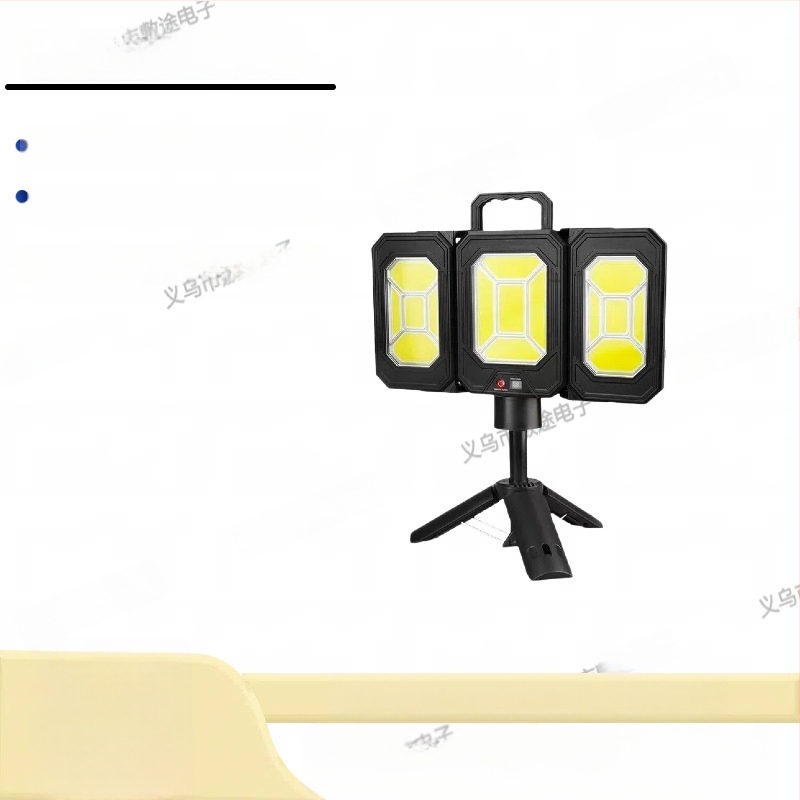 Kempingulamp COB LED-iga, IP44, 3.7V, tööaeg 6–12 tundi, mudel Td-2337lyd