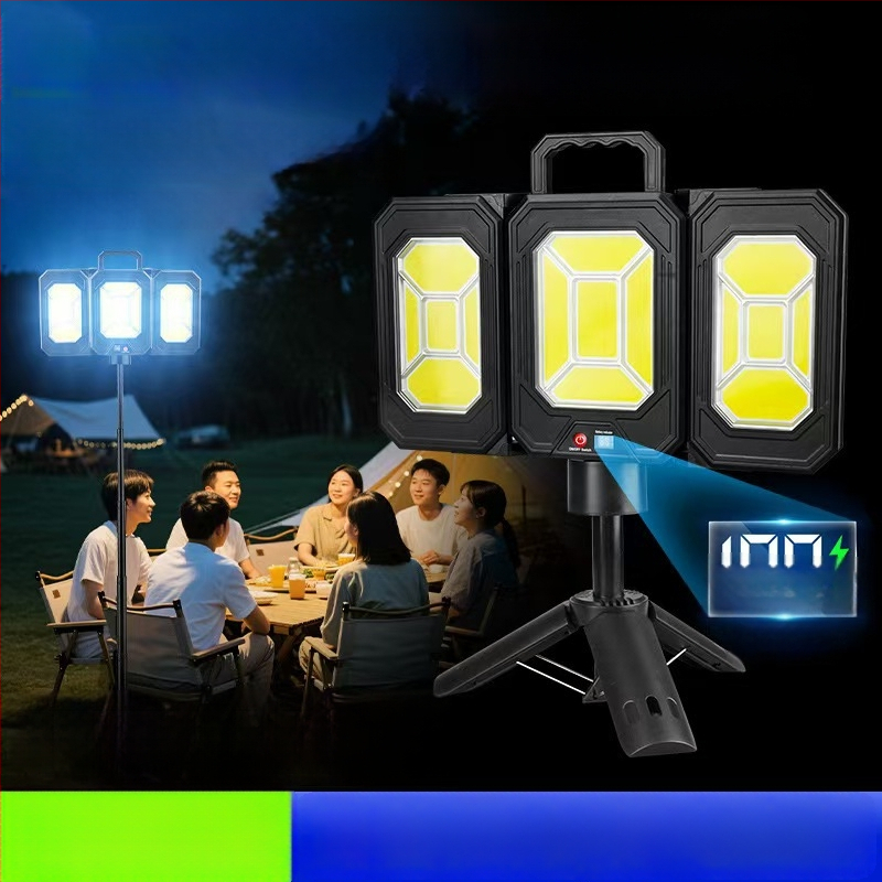 Kempingulamp COB LED-iga, IP44, 3.7V, tööaeg 6–12 tundi, mudel Td-2337lyd