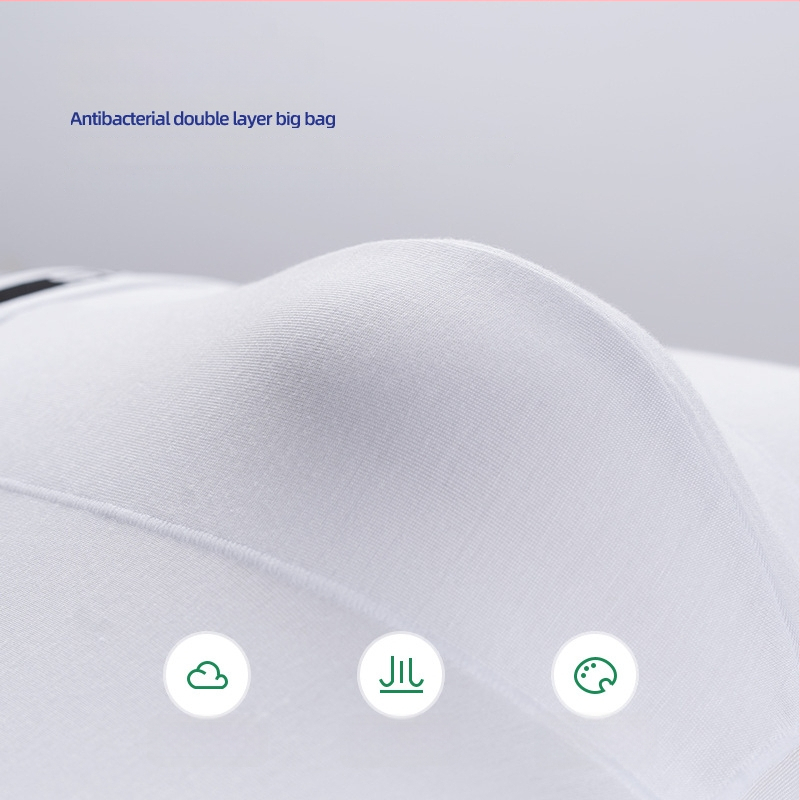 Vīriešu bokseršorti no modal auduma, elpojošs adītais materiāls; vidējā josta; bezšuvju konstrukcija; vienkrāsains raksts