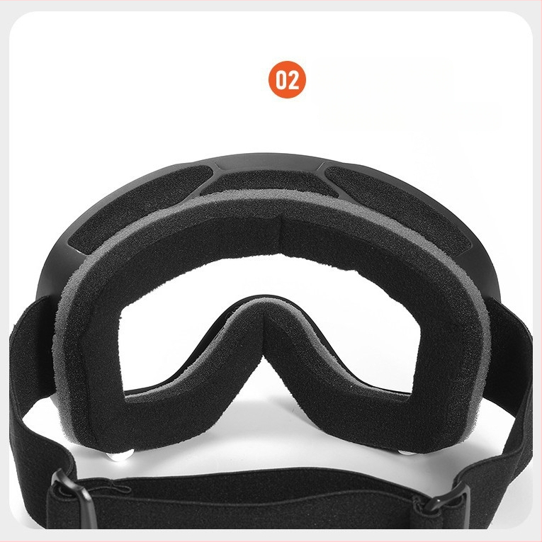 Slidinėjimo akiniai su dvigubo sluoksnio anti-fog, didelė sferinė lęšė, suderinami su reguliuojamu dioptru, suaugusiems (dvigubo sluoksnio | anti-fog | didelė sferinė lęšė | reguliuojamas dioptras | atsparus vandeniui)