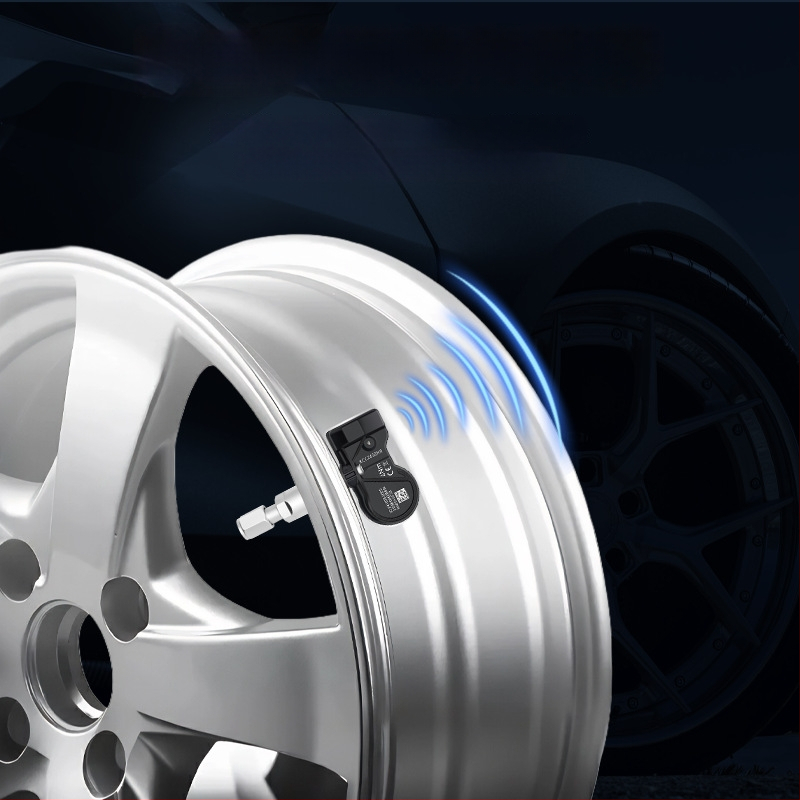 Universali TPMS jutiklis padangai su skaitmeniniu ekranu, aukšta tikslumas, įmontuotas, gumos injekcinė medžiaga