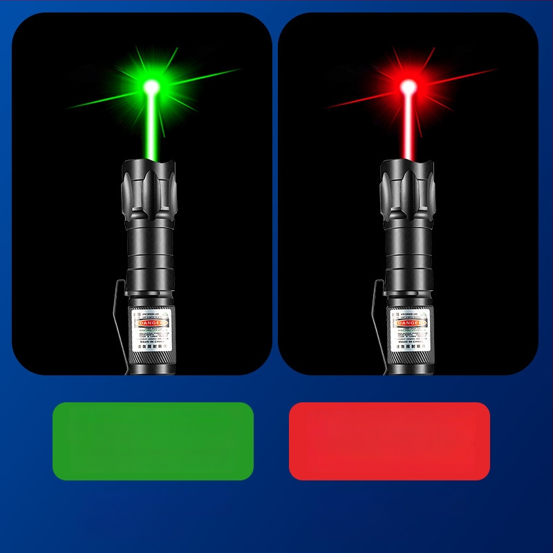 Que Chuang lāzera rādītāja laterna, infraraudais stars, garš diapazons, 18650 akumulators
