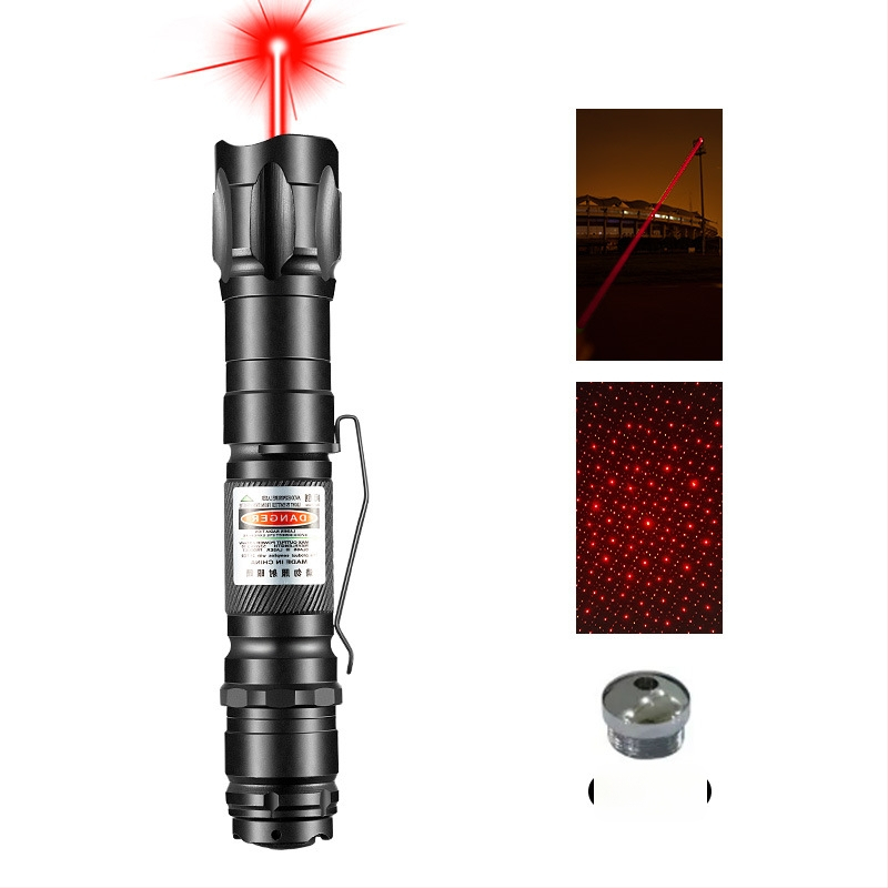Que Chuang lāzera rādītāja laterna, infraraudais stars, garš diapazons, 18650 akumulators