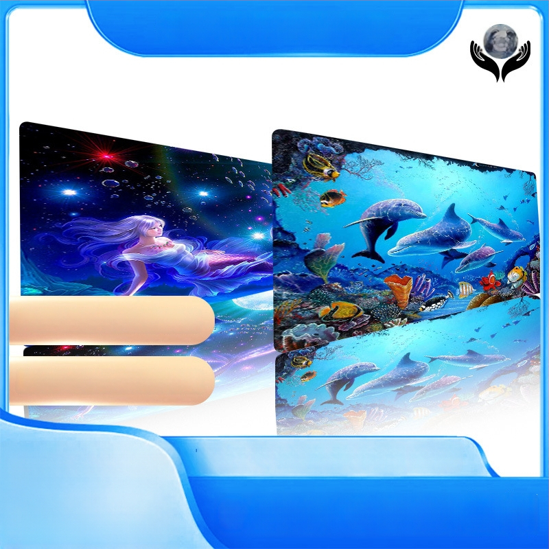 Hiirepadja Dolphin seeria: Allveelahe maailm – looduslik kumm, libisemiskindel pind, soojusülekanne, OEM kohandamine