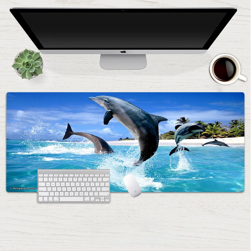 Hiirepadja Dolphin seeria: Allveelahe maailm – looduslik kumm, libisemiskindel pind, soojusülekanne, OEM kohandamine