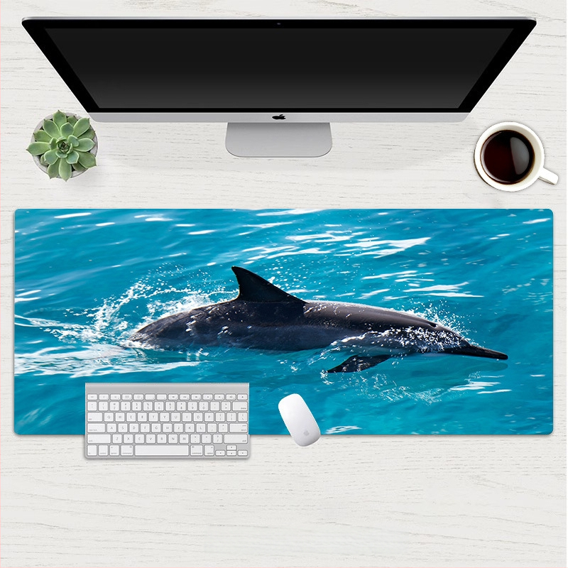 Hiirepadja Dolphin seeria: Allveelahe maailm – looduslik kumm, libisemiskindel pind, soojusülekanne, OEM kohandamine