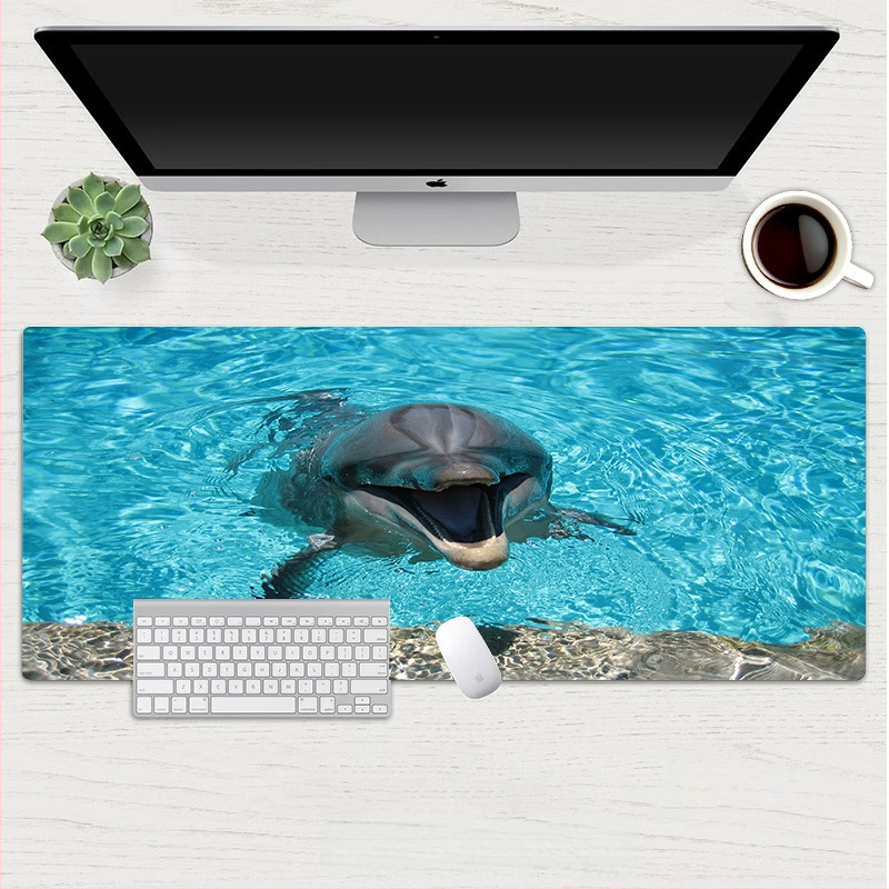 Hiirepadja Dolphin seeria: Allveelahe maailm – looduslik kumm, libisemiskindel pind, soojusülekanne, OEM kohandamine