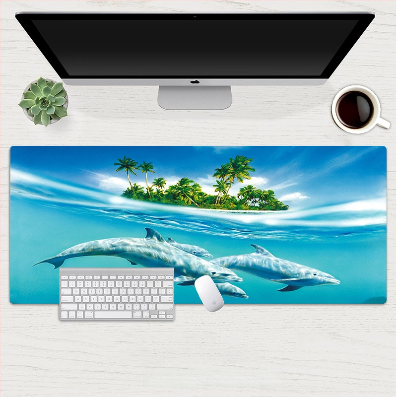 Hiirepadja Dolphin seeria: Allveelahe maailm – looduslik kumm, libisemiskindel pind, soojusülekanne, OEM kohandamine