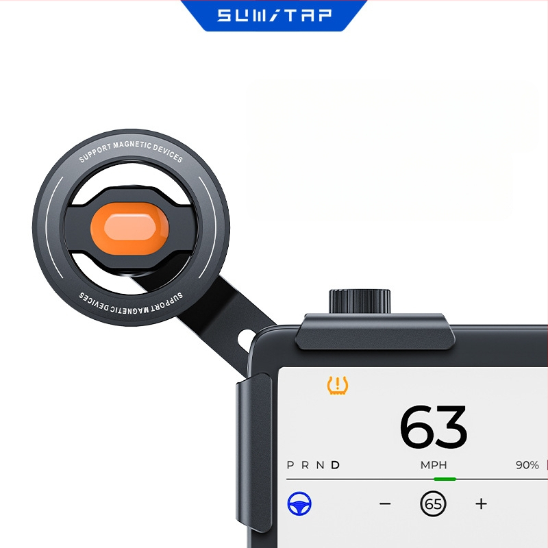 MagSafe auto tālruņa turētājs no alumīnija sakausējuma, spēcīgs magnets, snap-on uzstādīšana, daudz leņķu regulēšana EV vajadzībām (alumīnija sakausējums; MagSafe saderība; spēcīgs magnets; snap-on uzstādīšana; daudzleņķu regulēšana)