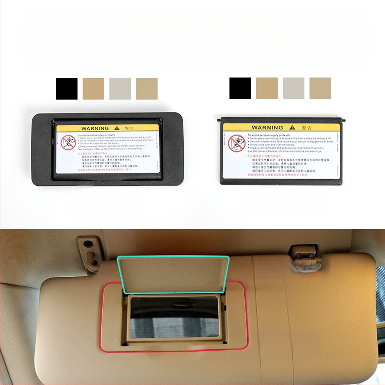 Oukachi kosmeetiline peegel Mercedes-Benz C-Klass W203 eesmise päikesekaitse kate, plastik kate