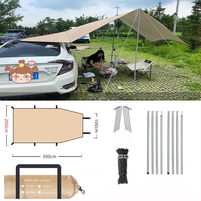 SUV-i kõrvalkatus auto jaoks — Oxford kangas, veekindlus 2000 mm