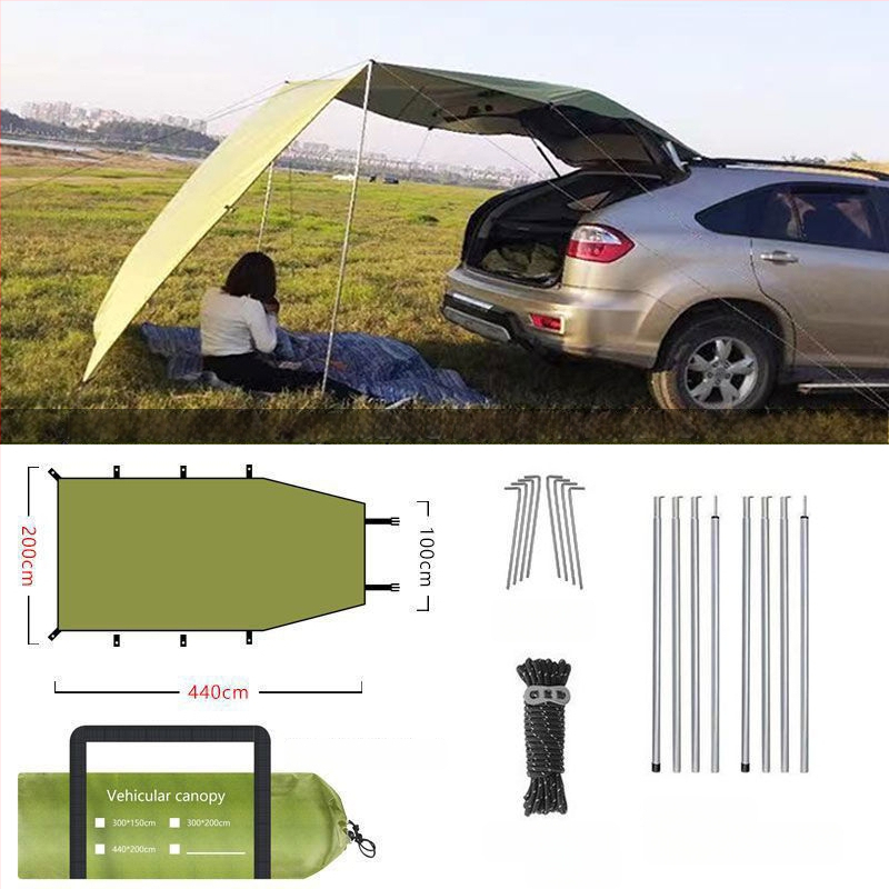 SUV-i kõrvalkatus auto jaoks — Oxford kangas, veekindlus 2000 mm