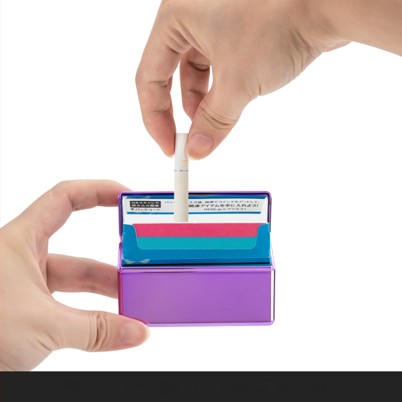 PC-plastist hoiukarp Ilum One sigaretipaki jaoks — niiskuskindel ja survekindel, 20-osaline komplekt, logotüübi trükkimine, privaatne märgis saadaval