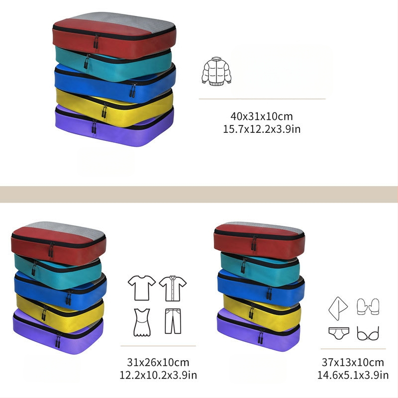 Reisi jaoks hoiustamise koti komplekt – 5 tükki, Jiafa, kaasaegne lihtne stiil, PP materjal