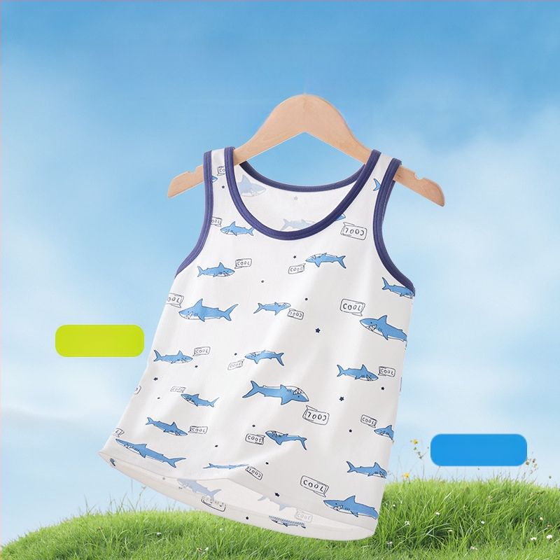 Bevarrukuline puuvillane topp poissile, igapäevase stiiliga, ümmarguse kaelusega, 95% puuvill, vanus 3–8 aastat (100–140 cm)