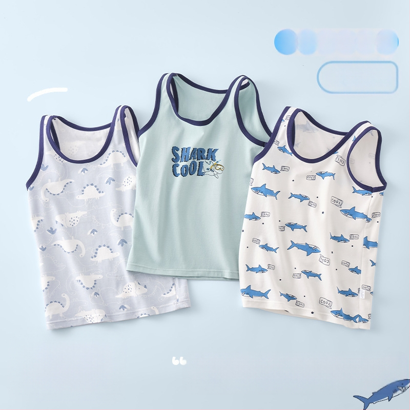 Bevarrukuline puuvillane topp poissile, igapäevase stiiliga, ümmarguse kaelusega, 95% puuvill, vanus 3–8 aastat (100–140 cm)