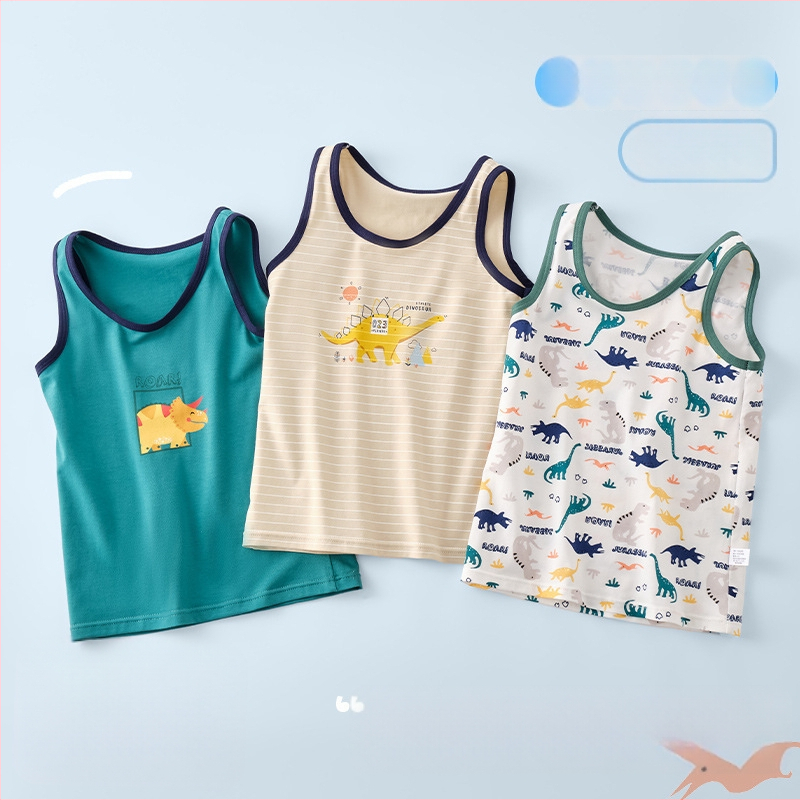 Bevarrukuline puuvillane topp poissile, igapäevase stiiliga, ümmarguse kaelusega, 95% puuvill, vanus 3–8 aastat (100–140 cm)