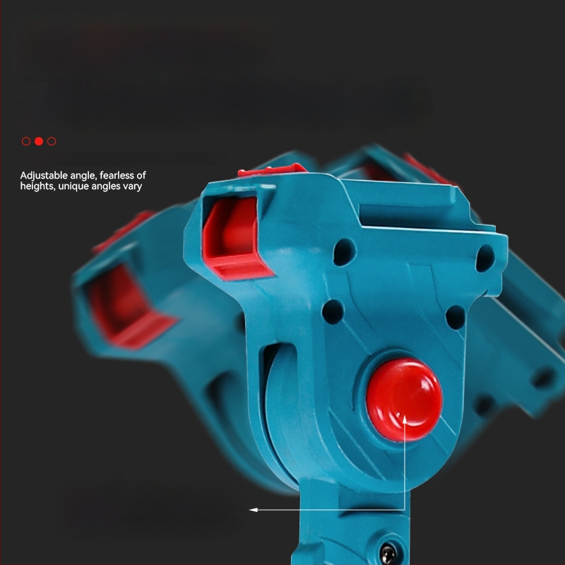 Elektriskā zaru zāģis ar pagarināšanas kātu un augstu zariem piemērotu rokturi, 21V tīkla barošana, dzelzs ķēde