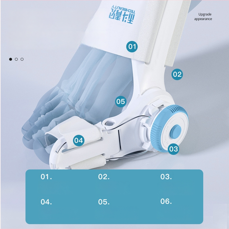 Techlove Hallux Valgus korrektor, mudel MX3Q, PU materjal, reguleeritav nupp