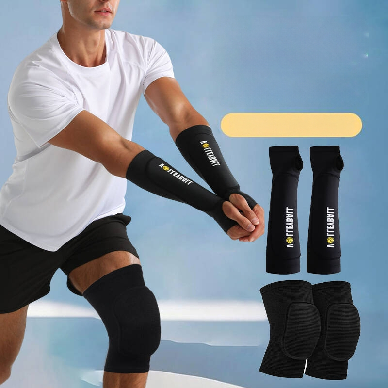 Tinklinio alkūnės apsaugos komplektas, Lycra + EVA putos, aukšta elastingumas, alkūnės apsauga