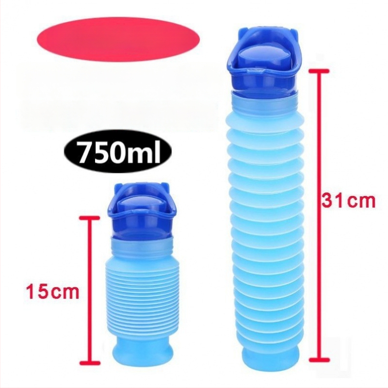 Täiskasvanutele mõeldud erakorraline uriinipudel autos kasutamiseks, kaasaskantav seisev uriinikauss, PE materjal, maht <500 ml, lekkekindel