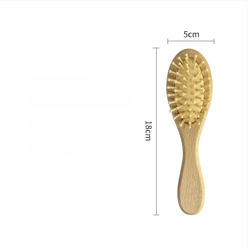 Tervise kamm - Materjal: Beech; Vorm: lilled; Tavalistele kasutajatele; Privaatbrändide kättesaadavus