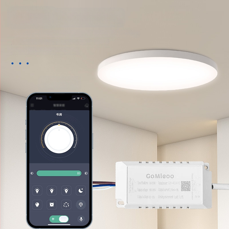 GM Mitte-isoleeritud LED-toiteallikas laelampidele, 2.4G kaugjuhitava pultiga kahetooniliste LED-lampide jaoks