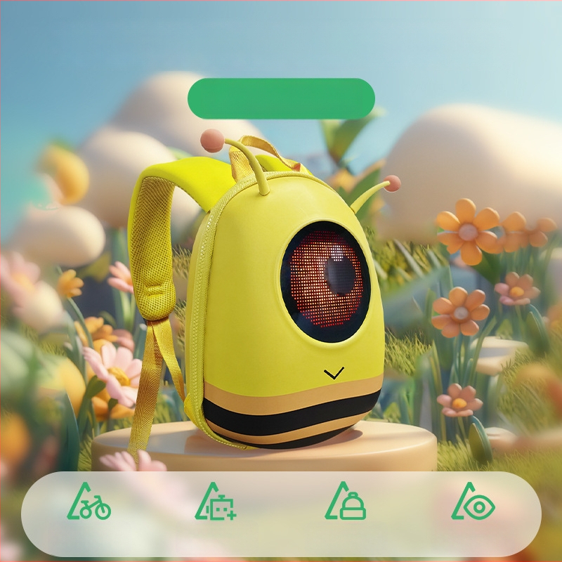 LOY EVA laste kott anime motiiviga, unisex, veekindel, väga kerge, seljatoe, öise nähtavuse reflektor, õhu-padi rihmad