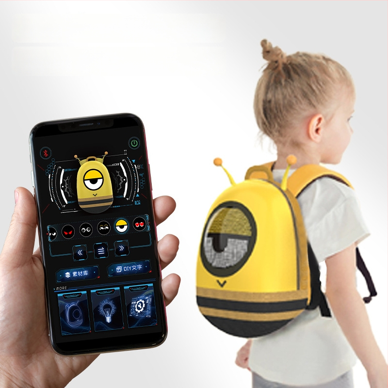 LOY EVA laste kott anime motiiviga, unisex, veekindel, väga kerge, seljatoe, öise nähtavuse reflektor, õhu-padi rihmad