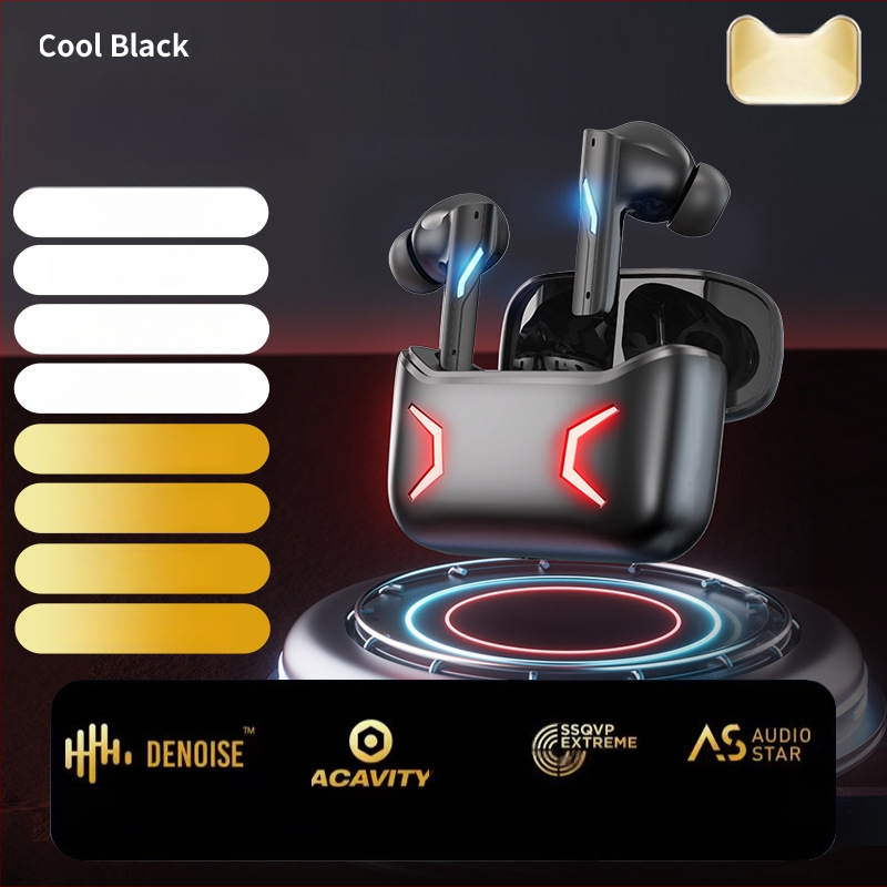 Esports juhtmevabad in-ear kõrvaklapid Bluetooth 5.3, müra summutamine, 4–8 tundi aku kasutusaeg, IPX5