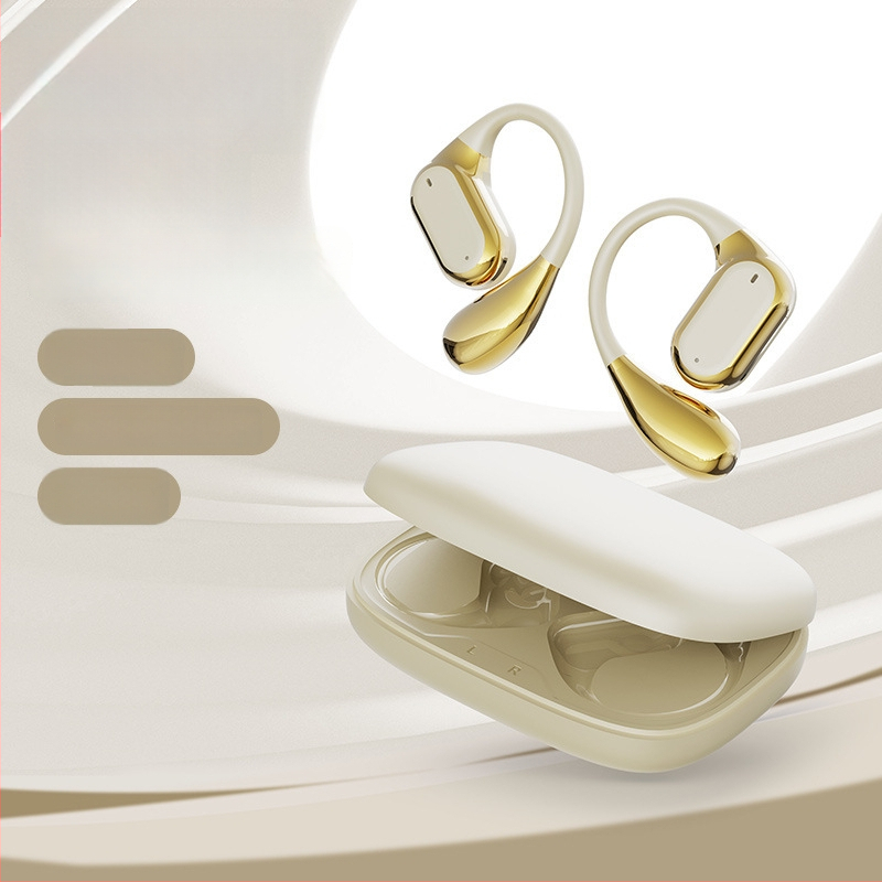 LENAPILY Bluetooth kõrvaklapid kõrva jaoks avatud disainiga, mürasummutuse, Bluetooth 5.4, 4–8 tundi akut, puudutusega juhtimine, stereo