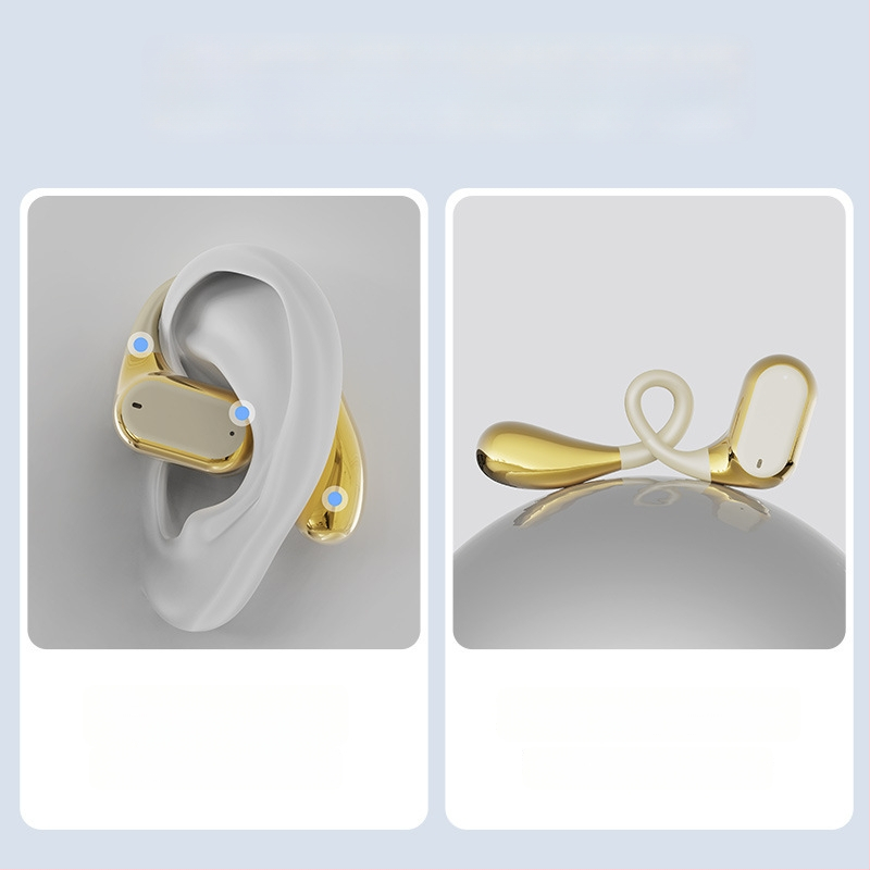 LENAPILY Bluetooth kõrvaklapid kõrva jaoks avatud disainiga, mürasummutuse, Bluetooth 5.4, 4–8 tundi akut, puudutusega juhtimine, stereo