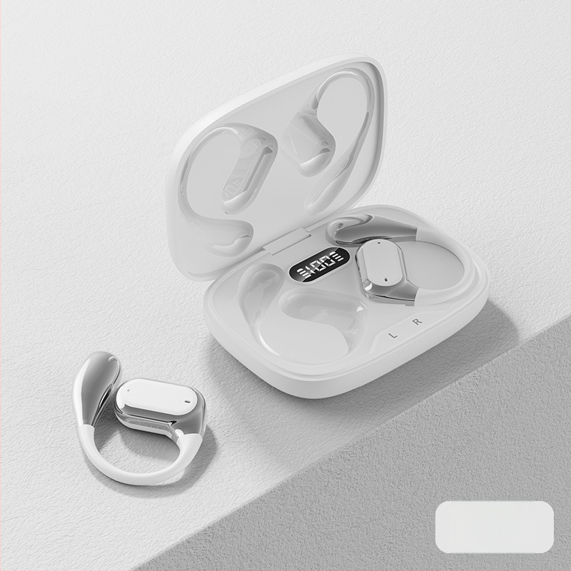 LENAPILY Bluetooth kõrvaklapid kõrva jaoks avatud disainiga, mürasummutuse, Bluetooth 5.4, 4–8 tundi akut, puudutusega juhtimine, stereo