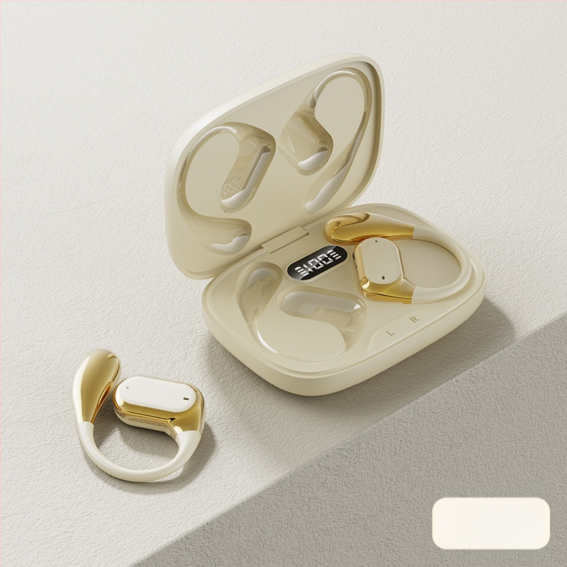 LENAPILY Bluetooth kõrvaklapid kõrva jaoks avatud disainiga, mürasummutuse, Bluetooth 5.4, 4–8 tundi akut, puudutusega juhtimine, stereo