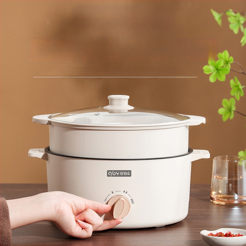 Fu xiaoguo Mudel F Kõigi funktsioonidega aurutamis-, praadimis- ja grillpott, mittekleepuv sisepõhi