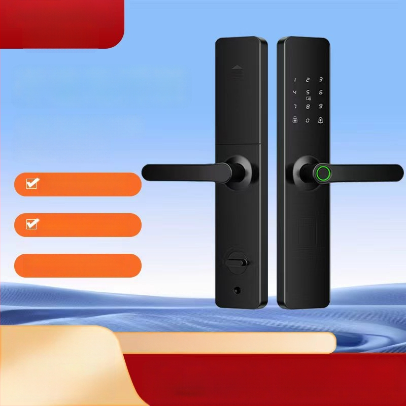 Nh3-5 Nutikas ukse-luku sõrjejälje lugeja – 100 sõrmejälje salvestus, 3 000 000 avamisi, skaneerimine <0,3 s, võltsitud tuvastamise kiirus 0,00001