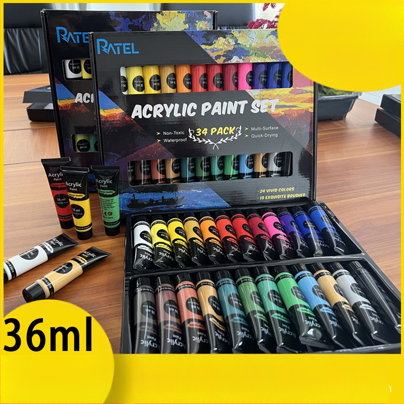 Akrüülvärvide komplekt, kaubamärk Yijia; maht 36 ml; pakk: karp; litsentsiga privaatne silt: Jah