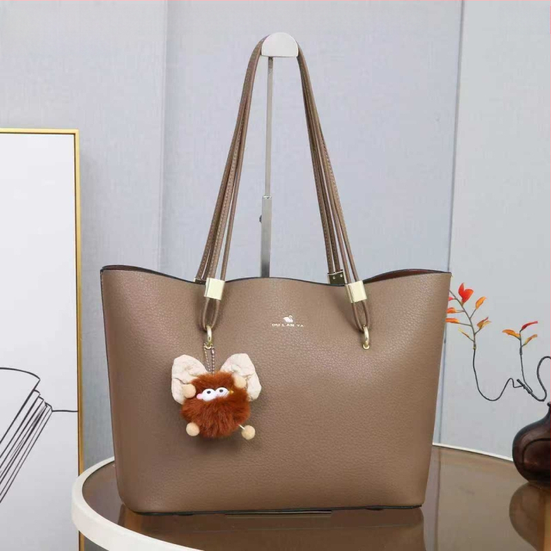 PU sieviešu Tote soma, vertikāla kvadrātveida forma, magnētiska aizdare, iekšējie kabatiņi ar rāvējslēdzēju un dokumentu kabatiņa, poliestera oderējums