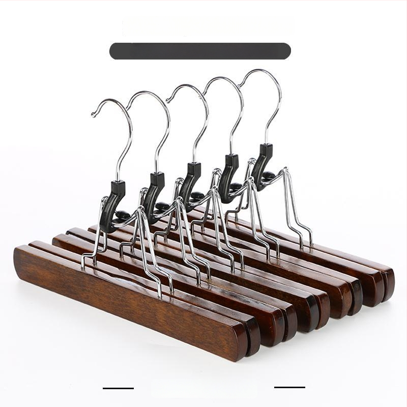 Puidust seeliku ja pükste klipp, mitte libisev, kortsudevastane, kohandatav