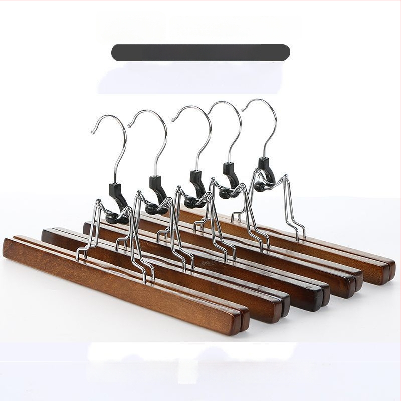 Puidust seeliku ja pükste klipp, mitte libisev, kortsudevastane, kohandatav