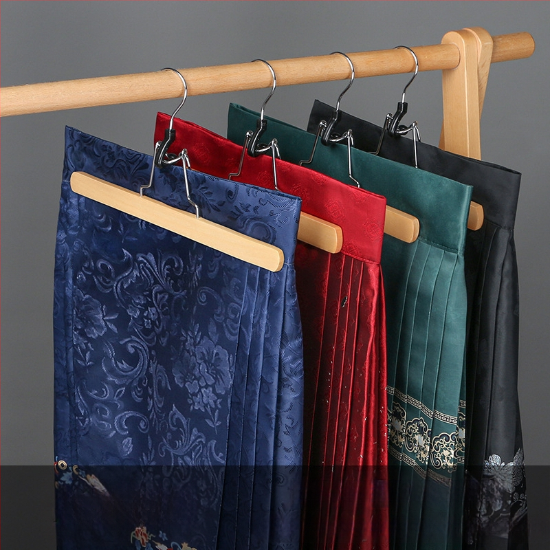 Puidust seeliku ja pükste klipp, mitte libisev, kortsudevastane, kohandatav