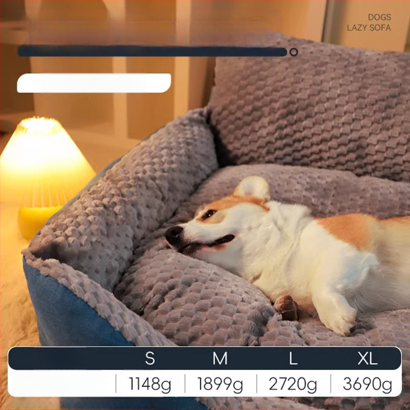 Koera pesakese voodi - materjal: polüester + PP puuvill; toote kategooria: lemmiklooma pesa; sobib koertele