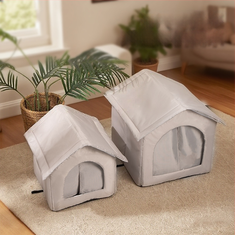 Väline suletud kasside varjupaik tänavale, veekindel ja soe talvel, sobib kõikideks aastaaegadeks, Oxfordi kangast