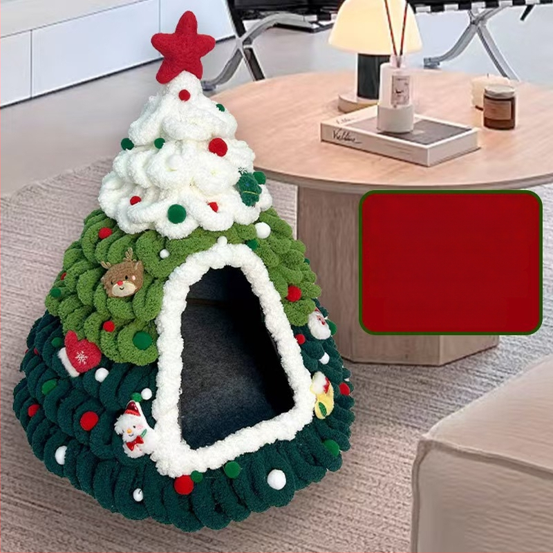 Kassi pesa feltsist - pool-suletud, konuskujuga kujundus, sisekasutuseks, hoiab sooja